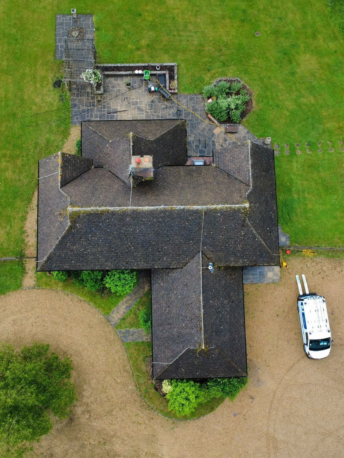Second angle of the same property, showing ridge and valley detail